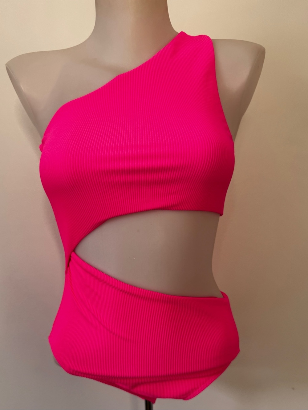 NWT Beach Riot Celine One Piece Pink Swim Bathing Suit Sz S - Picture 2 of 15
